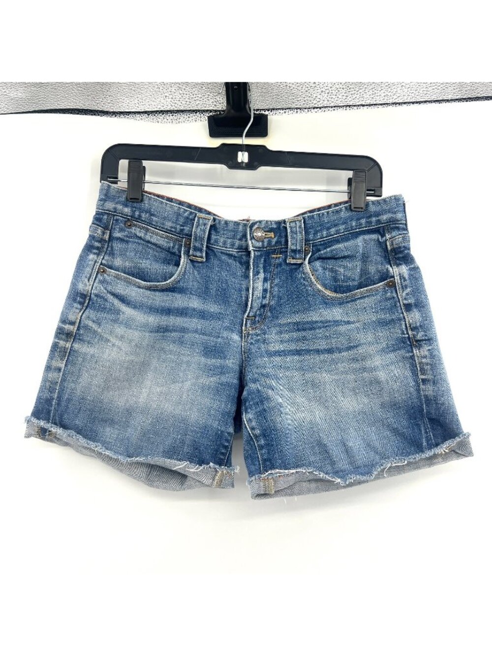 J.Crew Stretch Cotton Blend Cut Off Denim Shorts Women's 0